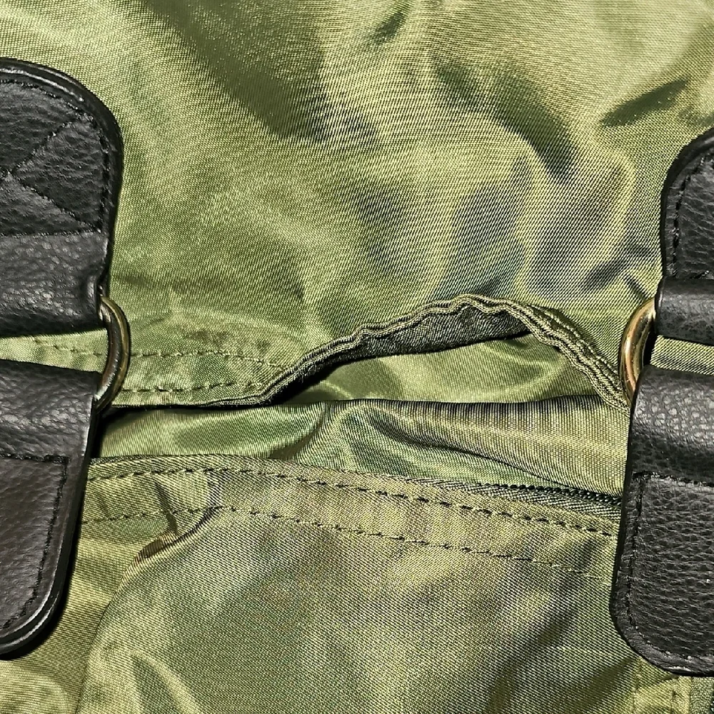 American Eagle Olive Green Nylon Backpack BRAND NEW